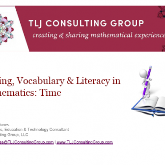 Writing, Vocabulary & Literacy in Mathematics: Time (Primary)
