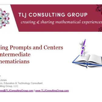 Writing Prompts and Centers for Intermediate Mathematicians